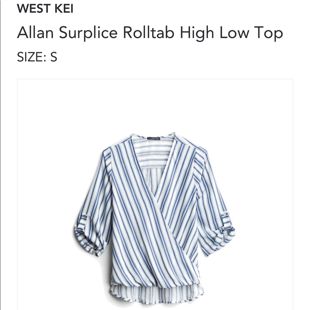 West Kei 3/4 sleeve top